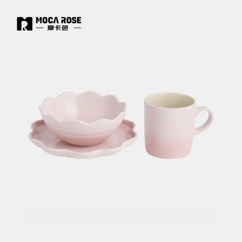 Mocarose Elegance Dinnerware Set - Bowls and Plates Collection Mocarose Elegance Dinnerware Set - Bowls and Plates Collection