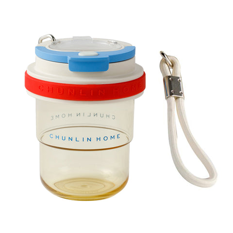 CHUNLIN HOME LELE 530ml Tea Infuser Water Bottle - Detachable Strainer, BPA-Free Tritan, Inverted Brewing, 3 Color-Block Designs CHUNLIN HOME LELE 530ml Tea Infuser Water Bottle - Detachable Strainer, BPA-Free Tritan, Inverted Brewing, 3 Color-Block Designs