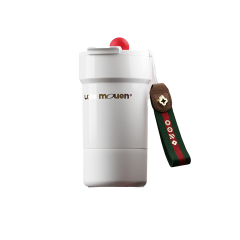 LANE MOUEN Portable Stainless Steel Coffee Cup 500ml - Leak-Proof Design LANE MOUEN Portable Stainless Steel Coffee Cup 500ml - Leak-Proof Design