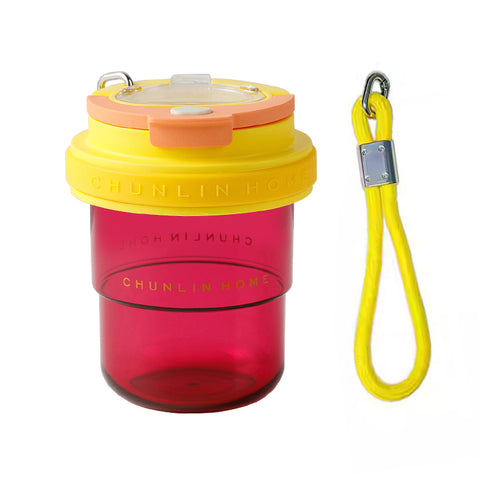 CHUNLIN HOME LELE 530ml Tea Infuser Water Bottle - Detachable Strainer, BPA-Free Tritan, Inverted Brewing, 3 Color-Block Designs CHUNLIN HOME LELE 530ml Tea Infuser Water Bottle - Detachable Strainer, BPA-Free Tritan, Inverted Brewing, 3 Color-Block Designs