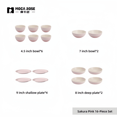 Mocarose Elegant Tableware Sets - Premium Luxury Dining Set for Modern Homes Mocarose Elegant Tableware Sets - Premium Luxury Dining Set for Modern Homes