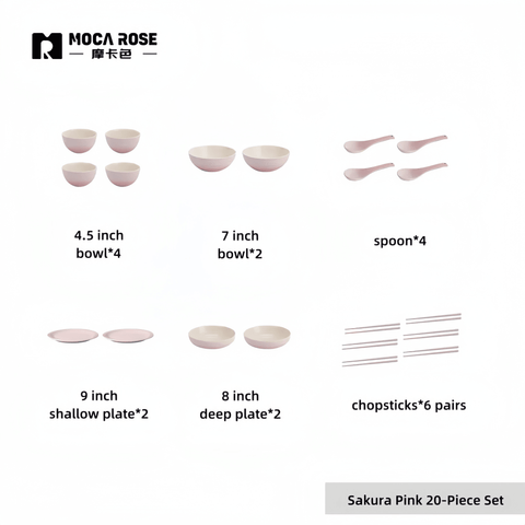 Mocarose Elegant Tableware Sets - Premium Luxury Dining Set for Modern Homes Mocarose Elegant Tableware Sets - Premium Luxury Dining Set for Modern Homes