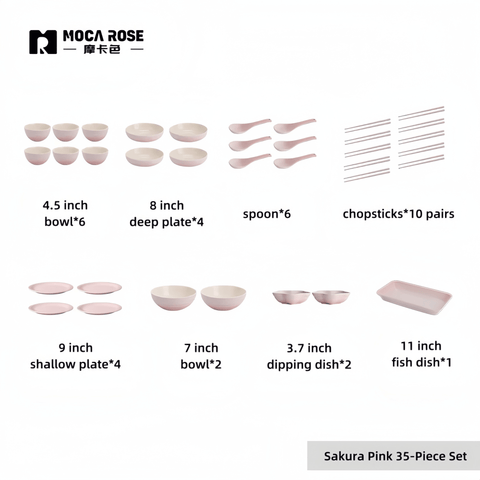 Mocarose Elegant Tableware Sets - Premium Luxury Dining Set for Modern Homes Mocarose Elegant Tableware Sets - Premium Luxury Dining Set for Modern Homes