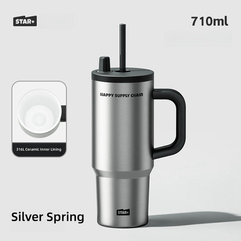 710ml STAR+ Insulated Tumbler with Ceramic Coating – Leakproof, Portable, & Durable for Office and Travel 710ml STAR+ Insulated Tumbler with Ceramic Coating – Leakproof, Portable, & Durable for Office and Travel