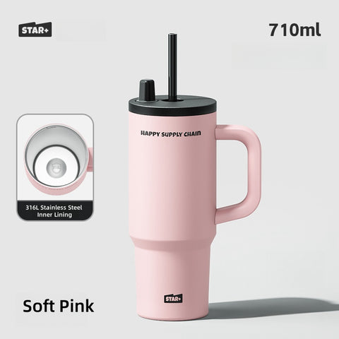 710ml STAR+ Insulated Tumbler with Ceramic Coating – Leakproof, Portable, & Durable for Office and Travel 710ml STAR+ Insulated Tumbler with Ceramic Coating – Leakproof, Portable, & Durable for Office and Travel