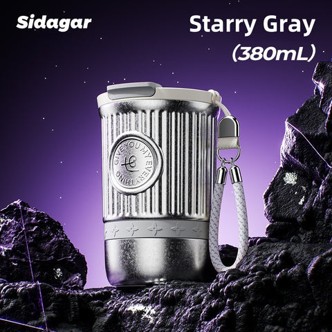 Sidagar Pure Titanium Coffee Cup – 380mL Lightweight, Leak-Proof, 3-in-1 Design with Insulated Travel Mug for Hot/Cold Beverages Sidagar Pure Titanium Coffee Cup – 380mL Lightweight, Leak-Proof, 3-in-1 Design with Insulated Travel Mug for Hot/Cold Beverages