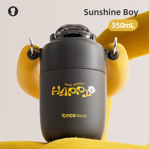 Cocosmile Cloud Handle Vacuum Insulated Stainless Steel Tumbler with Leak-Proof Straw - 350mL, 316 Stainless Steel, Summer Hydration Essentials Cocosmile Cloud Handle Vacuum Insulated Stainless Steel Tumbler with Leak-Proof Straw - 350mL, 316 Stainless Steel, Summer Hydration Essentials