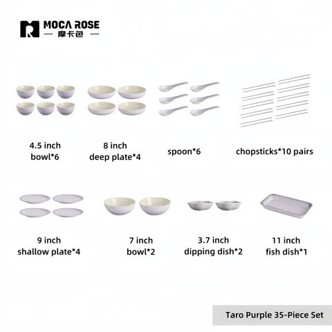 Mocarose Elegant Tableware Sets - Premium Luxury Dining Set for Modern Homes Mocarose Elegant Tableware Sets - Premium Luxury Dining Set for Modern Homes