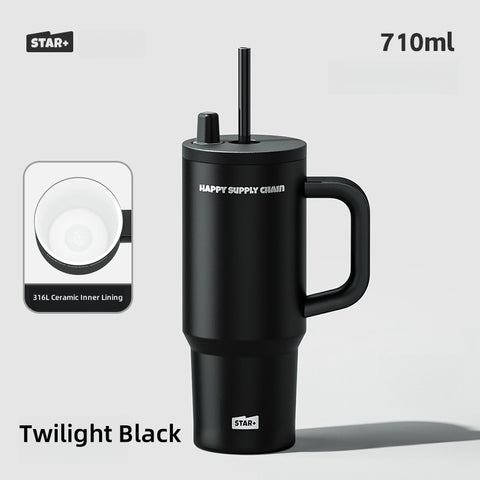 710ml STAR+ Insulated Tumbler with Ceramic Coating – Leakproof, Portable, & Durable for Office and Travel 710ml STAR+ Insulated Tumbler with Ceramic Coating – Leakproof, Portable, & Durable for Office and Travel