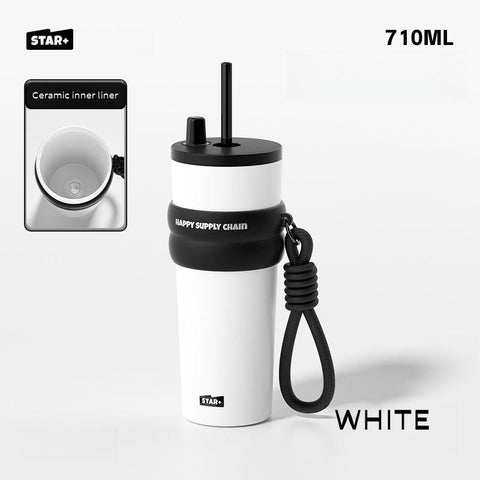 STAR+ Classic Business Thermos For Men – 710ML Ceramic-Coated Stainless Steel Travel Bottle STAR+ Classic Business Thermos For Men – 710ML Ceramic-Coated Stainless Steel Travel Bottle