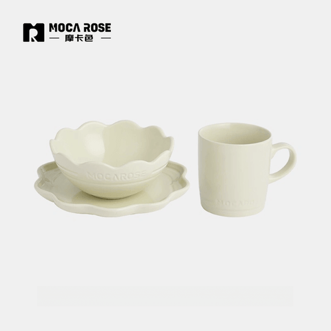 Mocarose Elegance Dinnerware Set - Bowls and Plates Collection Mocarose Elegance Dinnerware Set - Bowls and Plates Collection