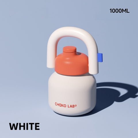 Chako Lab LinLin Kettle - 1000ml Colorful Stainless Steel Insulated Bottle | Dual Drink Mode | Portable & Fashionable Design Chako Lab LinLin Kettle - 1000ml Colorful Stainless Steel Insulated Bottle | Dual Drink Mode | Portable & Fashionable Design