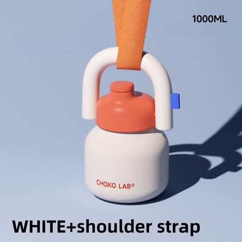 Chako Lab LinLin Kettle - 1000ml Colorful Stainless Steel Insulated Bottle | Dual Drink Mode | Portable & Fashionable Design Chako Lab LinLin Kettle - 1000ml Colorful Stainless Steel Insulated Bottle | Dual Drink Mode | Portable & Fashionable Design