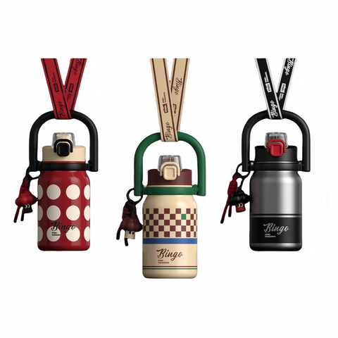 Vintage thermal tumbler with retro checkered design and dual drinking modes Vintage thermal tumbler with retro checkered design and dual drinking modes