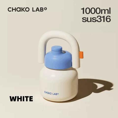 CHAKOLAB 1000ML LinLin Thermal and Cold Insulation Water Bottle - Portable Straw Bottle CHAKOLAB 1000ML LinLin Thermal and Cold Insulation Water Bottle - Portable Straw Bottle