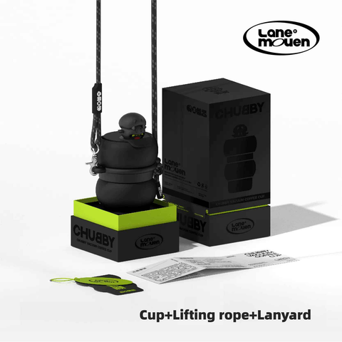 Lane Mouen Coffee Cup Portable Water Cup Fashion Circle Style 380ml Lane Mouen Coffee Cup Portable Water Cup Fashion Circle Style 380ml