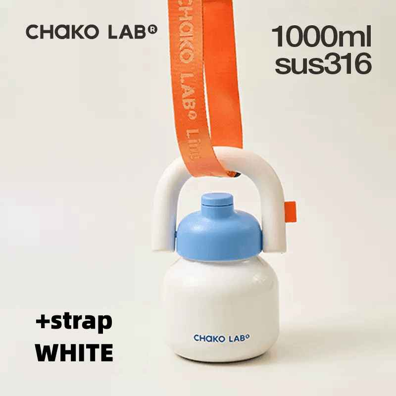 CHAKOLAB 1000ML LinLin Thermal and Cold Insulation Water Bottle - Portable Straw Bottle
