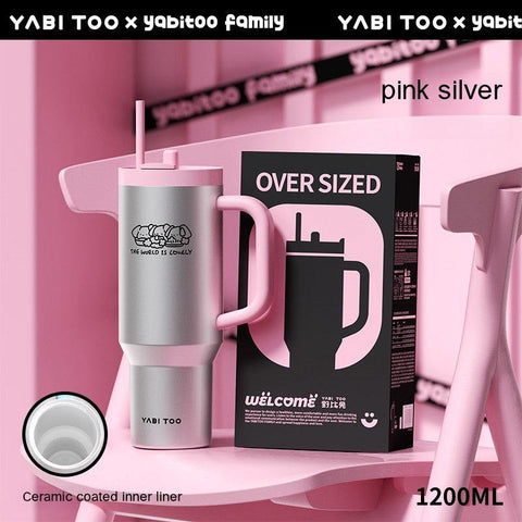 YABITOO Graffiti Thermos Cup - 1200ml Super Large Capacity YABITOO Graffiti Thermos Cup - 1200ml Super Large Capacity