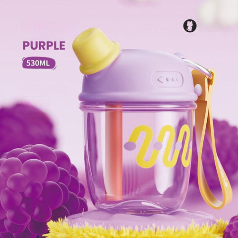 COCO Smile DUDU Straw Water Cup 530ml COCO Smile DUDU Straw Water Cup 530ml