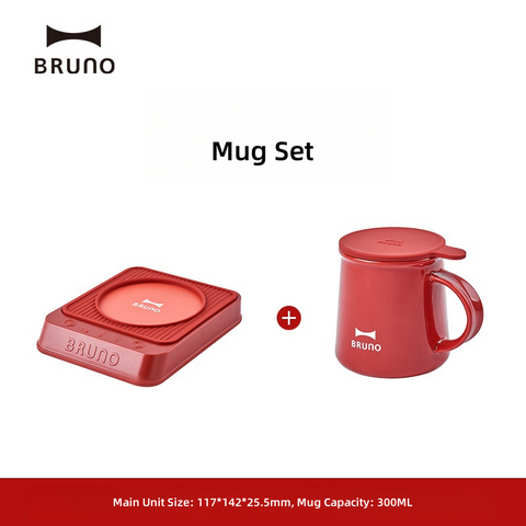 Bruno 24W Hand Warmer Mug Warmer – 8-Hour Intelligent Heat Retention, Multi-Temperature Control, Energy Efficient Bruno 24W Hand Warmer Mug Warmer – 8-Hour Intelligent Heat Retention, Multi-Temperature Control, Energy Efficient