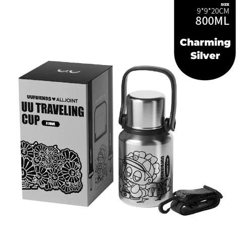 ALLJOINT UUfriends Traveling Cup Portable Water Bottle 800ml Vacuum Flask Thermos ALLJOINT UUfriends Traveling Cup Portable Water Bottle 800ml Vacuum Flask Thermos