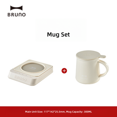 Bruno 24W Hand Warmer Mug Warmer – 8-Hour Intelligent Heat Retention, Multi-Temperature Control, Energy Efficient Bruno 24W Hand Warmer Mug Warmer – 8-Hour Intelligent Heat Retention, Multi-Temperature Control, Energy Efficient