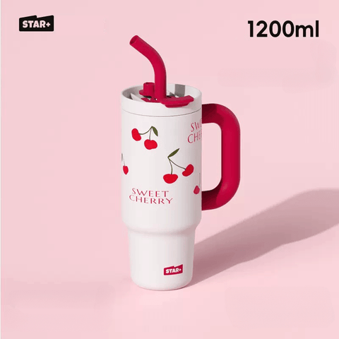 STAR+ Graffiti Mug Water Bottle 1200ml with Straw - Stylish and Functional STAR+ Graffiti Mug Water Bottle 1200ml with Straw - Stylish and Functional
