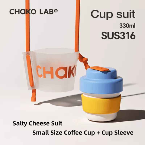 Chako Lab Ceramic Insulated Coffee Mug Water Bottle Chako Lab Ceramic Insulated Coffee Mug Water Bottle