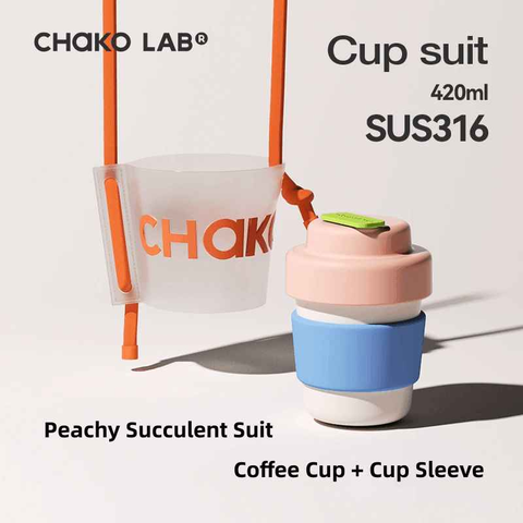 Chako Lab Ceramic Insulated Coffee Mug Water Bottle Chako Lab Ceramic Insulated Coffee Mug Water Bottle