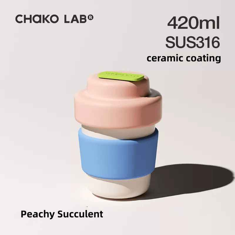 Chako Lab Ceramic Insulated Coffee Mug Water Bottle Chako Lab Ceramic Insulated Coffee Mug Water Bottle