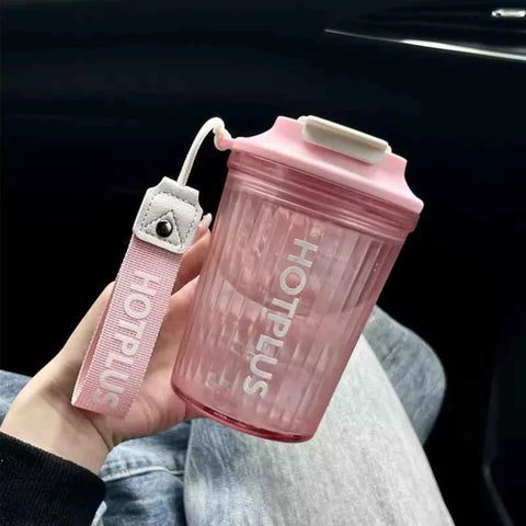 Hotplus Water Bottles, Coffee Mug 450 mililitro Good-looking Tumbler Outdoor Straight Drinking Bottle Hotplus Water Bottles, Coffee Mug 450 mililitro Good-looking Tumbler Outdoor Straight Drinking Bottle