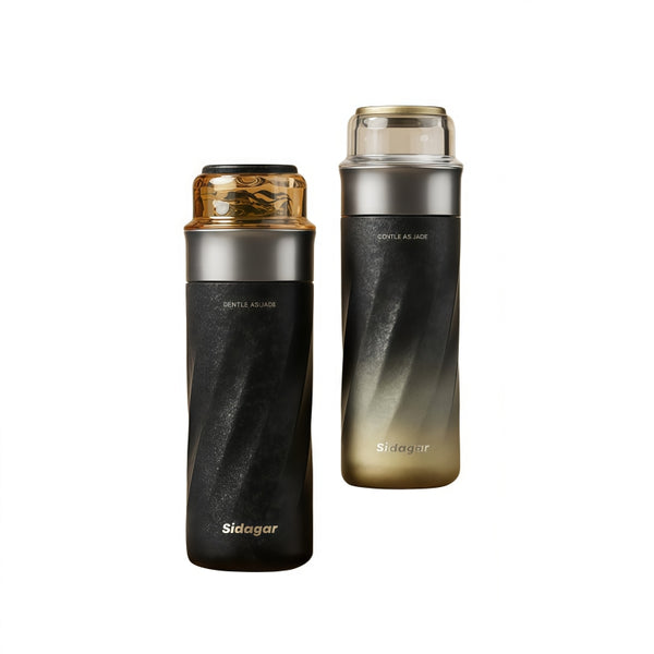 Sidagar 340ml Pure Titanium Tea Infuser Bottle Gift Set