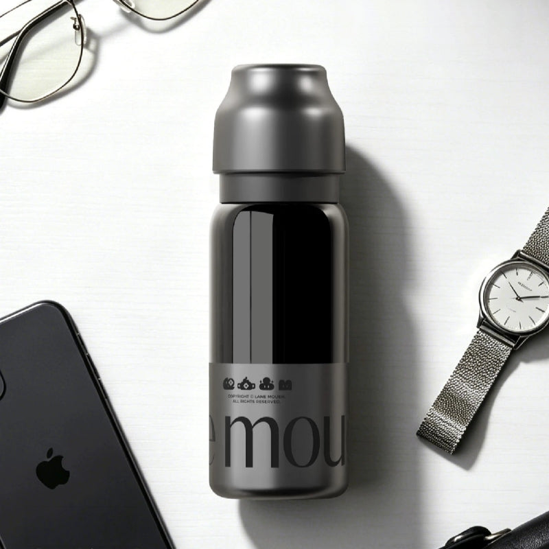 LANE MOUEN Vitality Thermos Mug – One-Touch Flip Lid Insulated Water Bottle