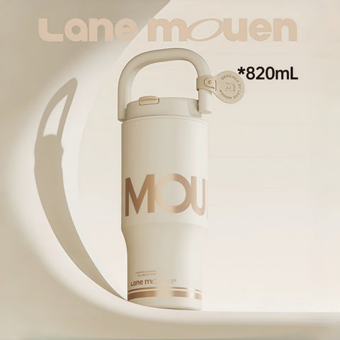 Lane Mouen 820ml Insulated Tumbler – 2-in-1 Straw & Spout Lid