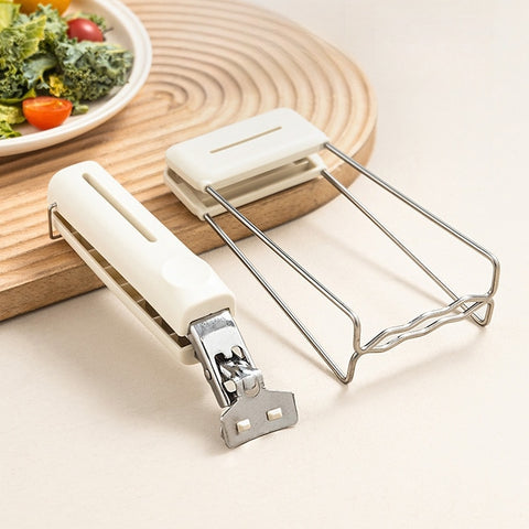MDZF Heat-Resistant Adjustable Silicone Bowl Tongs