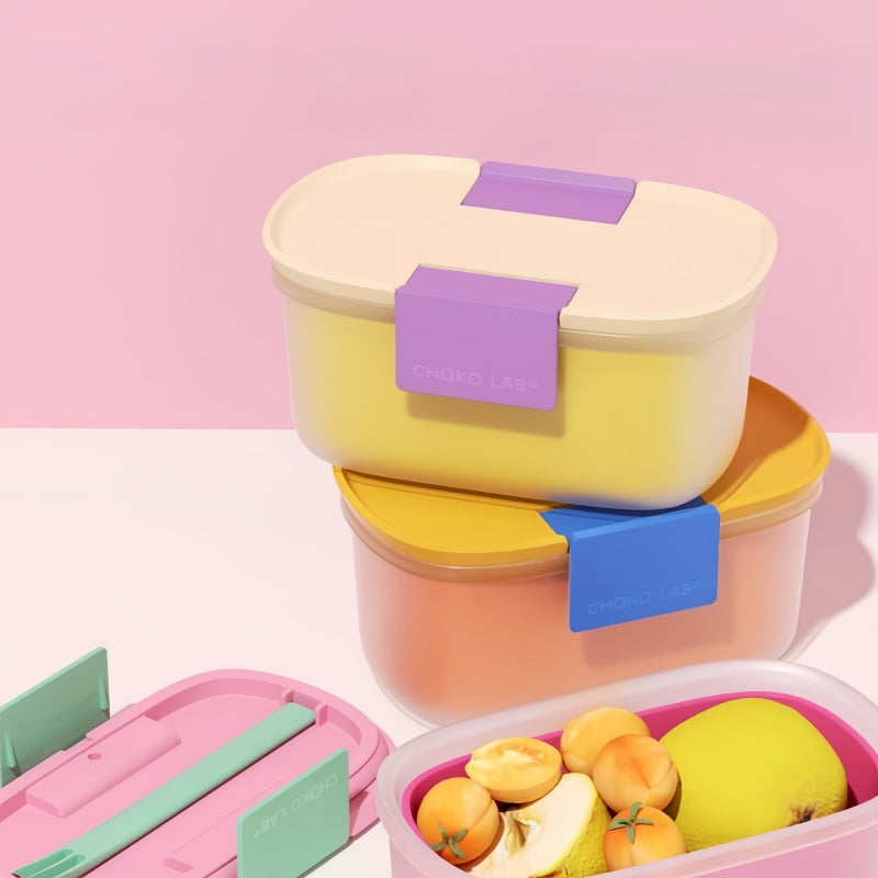 CHAKO LAB 650ml Leak-Proof Fruit Box with Colander 