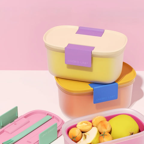 CHAKO LAB 650ml Leak-Proof Fruit Box with Colander 