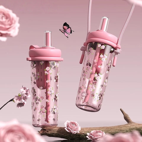 STAR+ Flower Series Water Bottle with Floral Designs