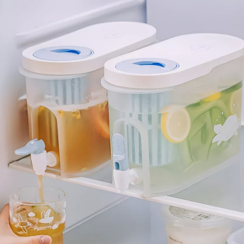 3.9L refrigerator water pitcher with dual filter and spout