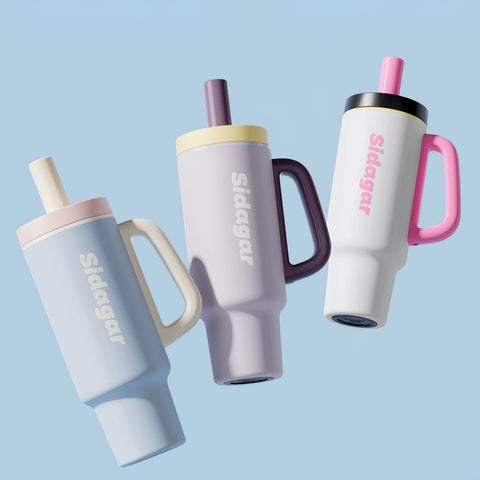 Sidagar Freedom Cup 1100ml Large Capacity Insulated Tumbler with Straw