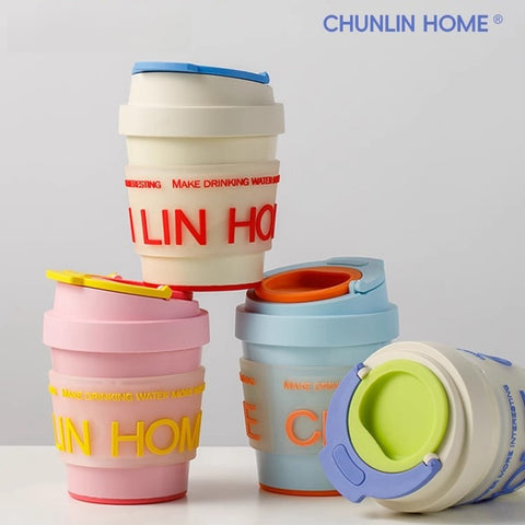 Chunlin MAIMAI Stylish Insulated Coffee Cup - 240ml