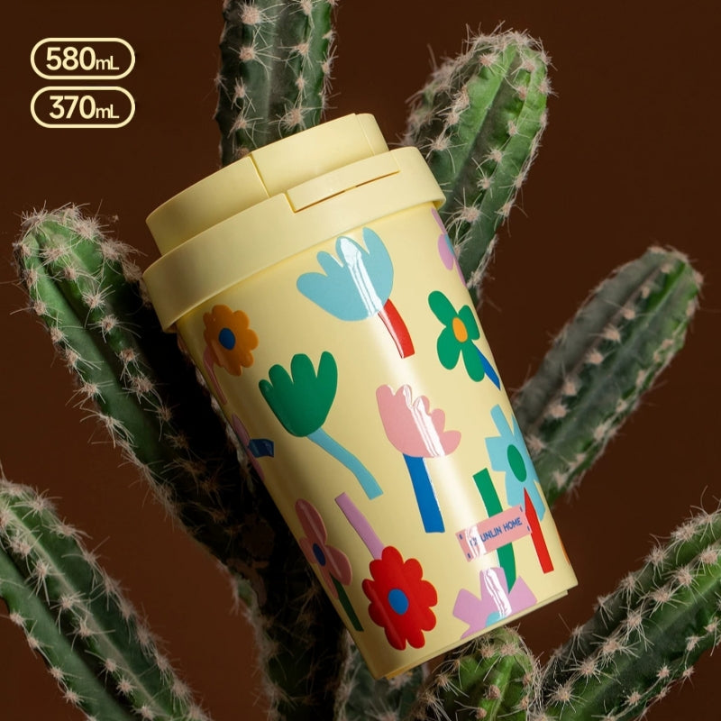 CHUNLIN HOME 370/580ml Insulated Travel Coffee Mug