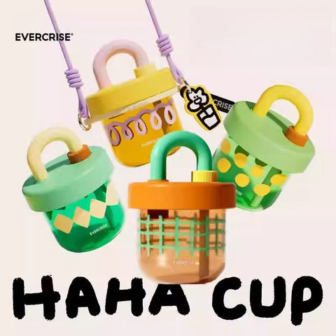 EVERCRISE Rainbow HAHA Cup - Colorful Leakproof Water Bottle