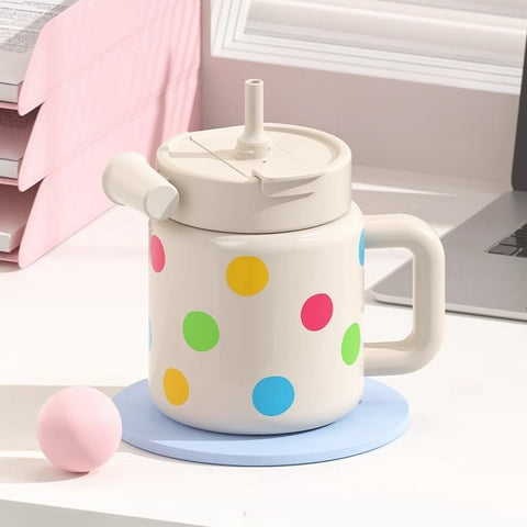 STAR+ 700ML Vacuum Insulated Mug with Apple Design