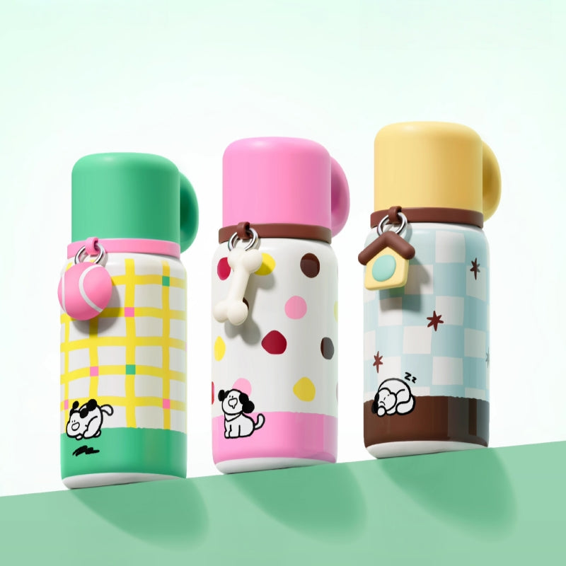 JoyVessel 500ml Insulated Stainless Steel Tumbler with Straw & Lid