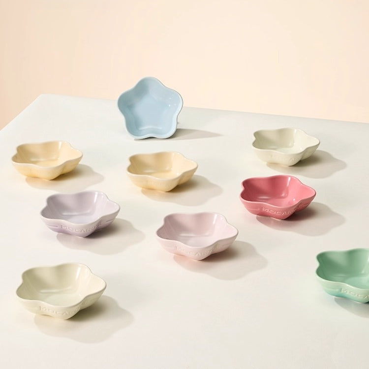 Mocarose Stackable-mocha-stoneware-sauce-dishes