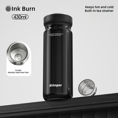Sidagar 430ml Tea Infuser Insulated Travel Mug