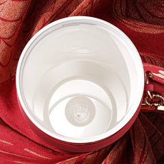 Sidagar KoiCup with koi fish design and fish tail pendant on stainless steel thermos