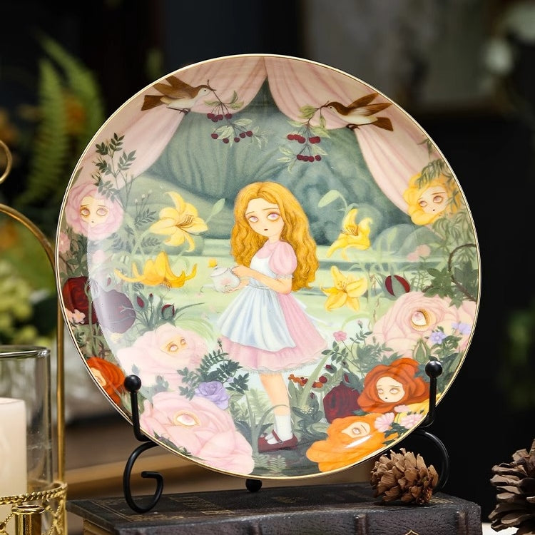 Stechcol Qilililisi 8-Inch Bone China Plate