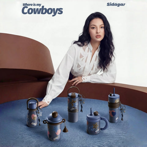Sidagar Denim Cowboy Series Insulated Tumbler